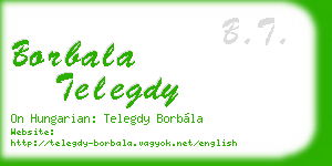 borbala telegdy business card
